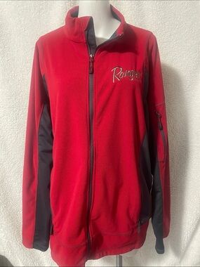 Ranger Men's Red and Black Full-Zip Jacket